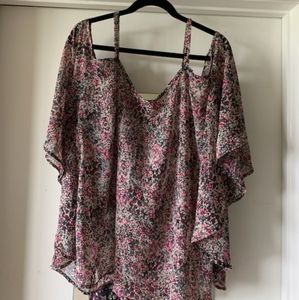 Torrid cold shoulder summer blouse